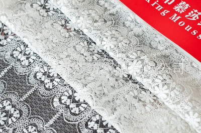 【廠家直銷 新款時(shí)尚鉆石網(wǎng)刺繡面料】價(jià)格,廠家,圖片,花邊類,嘉興市慕莎紡織品-